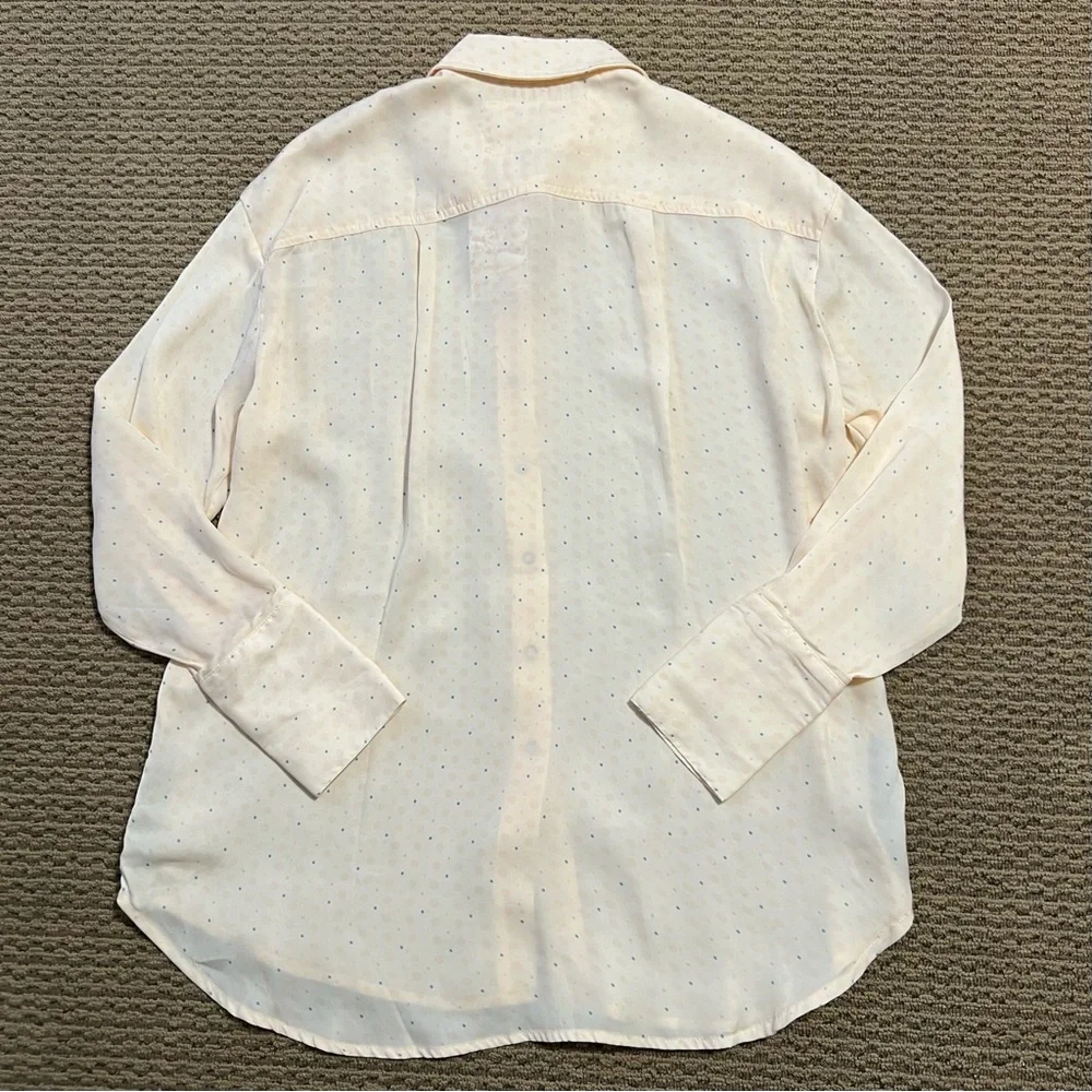 Free‎ People All Smiles Shirt Blouse Top In Ivory